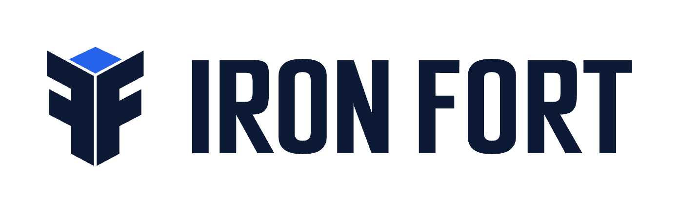 Iron Fort — Wordmark on white